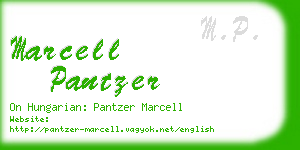 marcell pantzer business card
